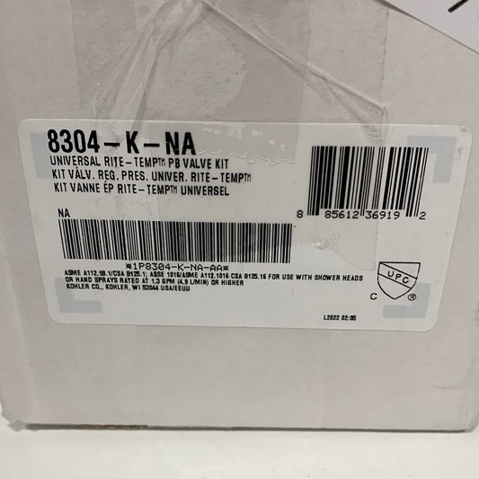 Kohler Rite-Temp 1/2 Inch Pressure-Balancing Valve