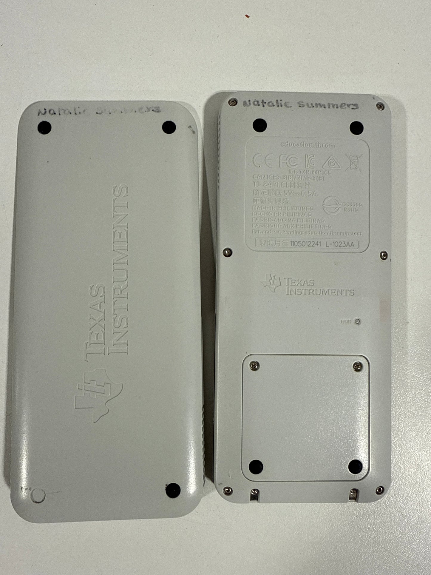 Used Texas Instruments 84 Plus CE Graphing Calculator - Black