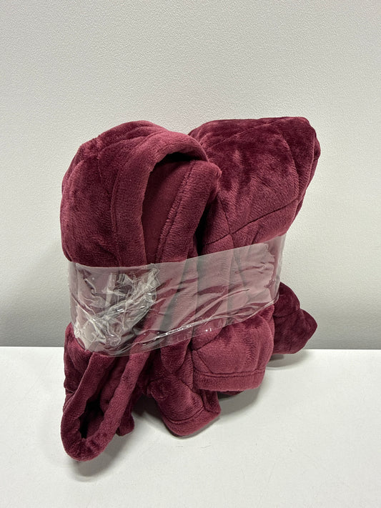 Standard Luxe Diamond Stitch Velvet Quilt Pillow Sham Berry Red - Thresholdโข: Recycled Polyester, OEKO-TEX Certified, No Flange