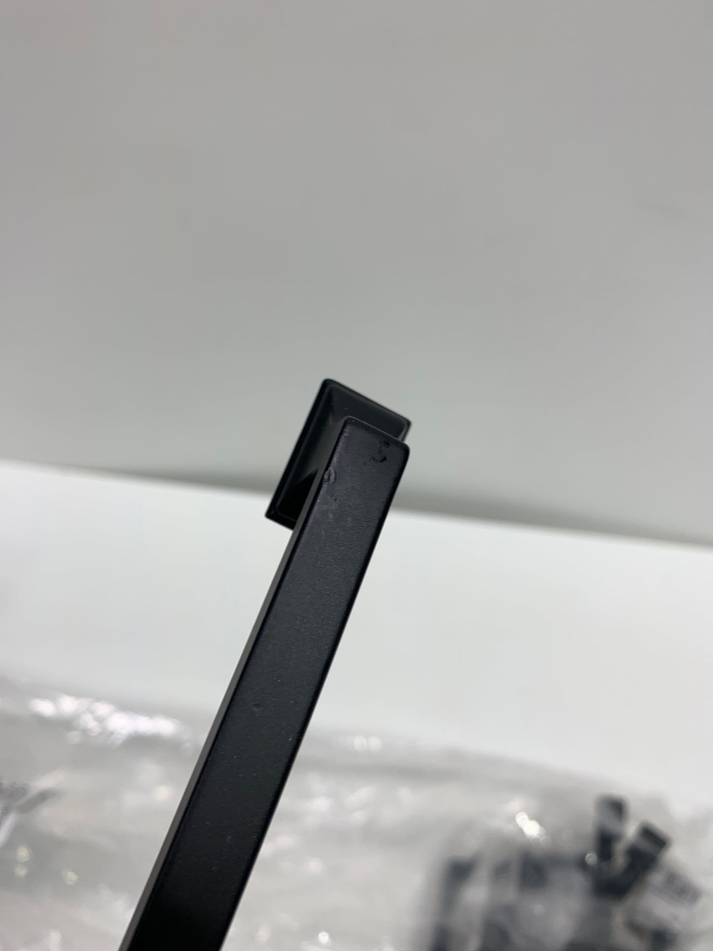 7 - Scratch Hickory Hardware P3238-MB 12 in. Center to Center Bridges Collection Pull Matte Black Finish