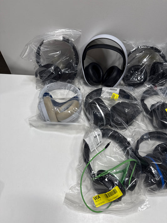 Used/For Parts 12 Gaming Headset Lot Logitech, Steelcase and more