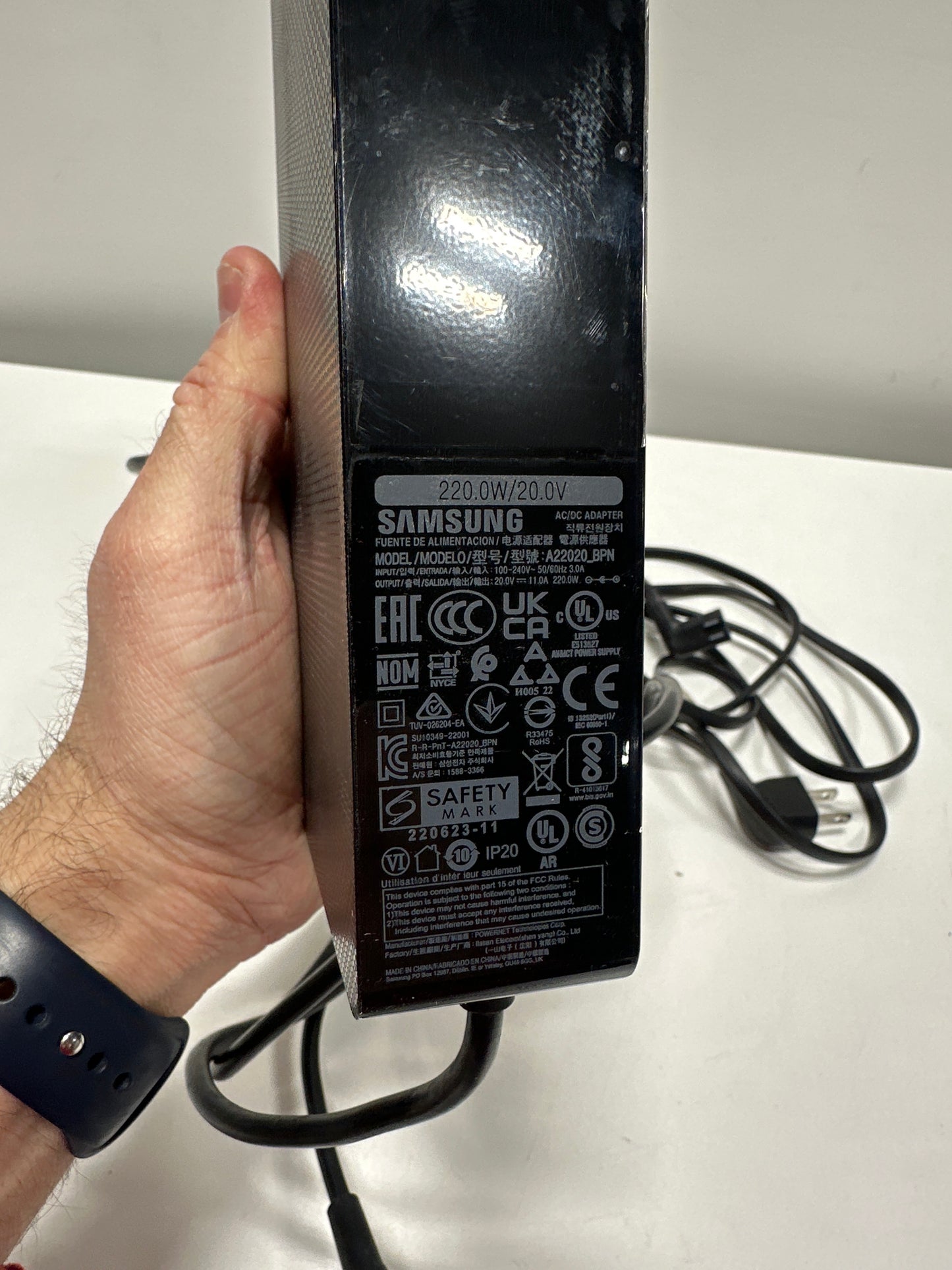 Samsung 220W/20.0V AC Power Adapter A22020_BPN BN44-01207A