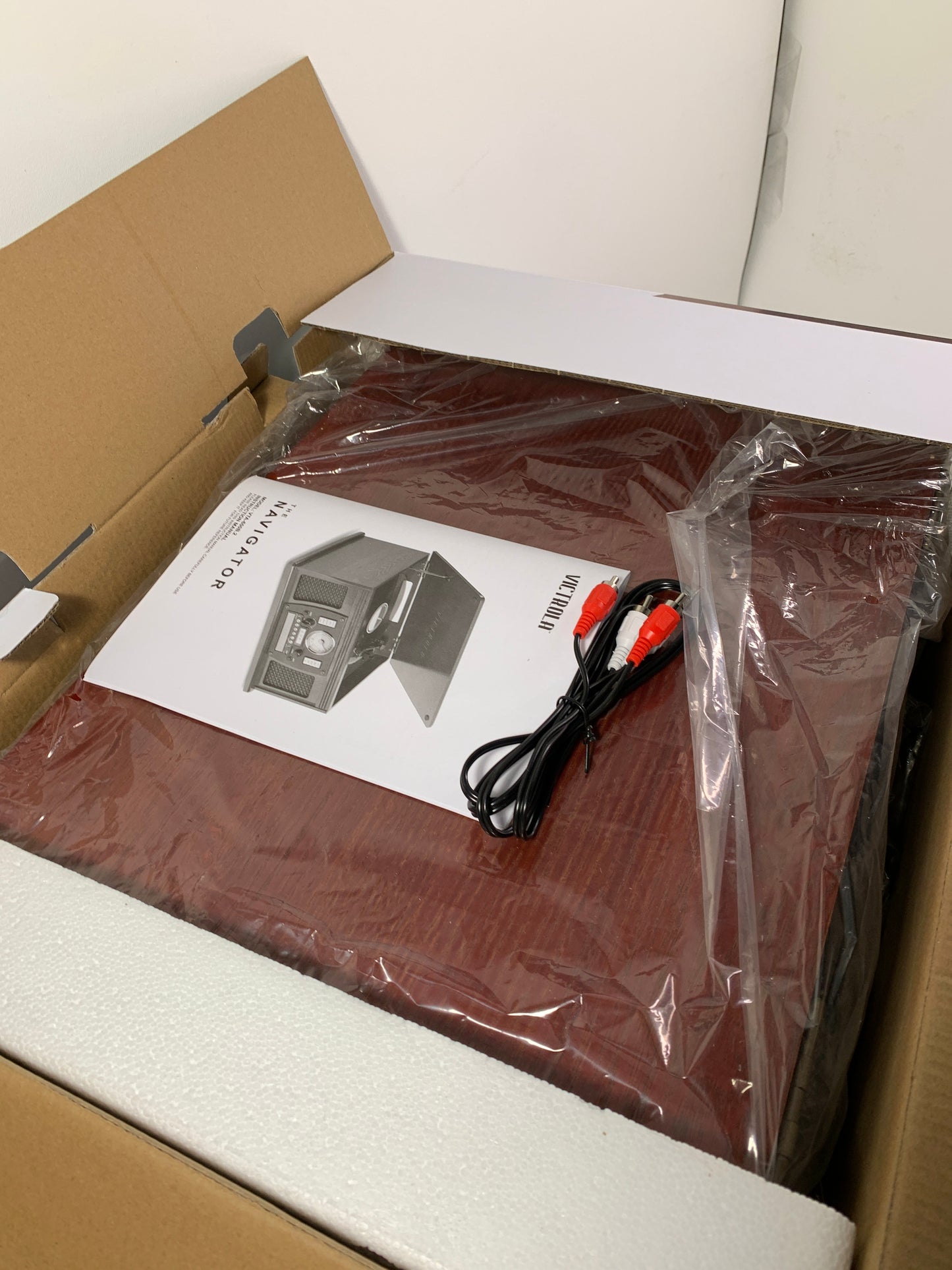 Victrola Navigator Bluetooth Record Player - Mahogany