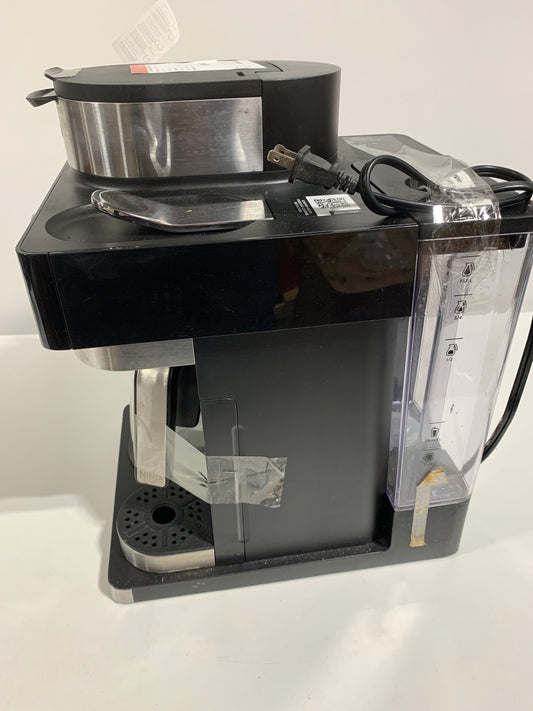 Used See Desc - Espresso & Coffee Barista System, Single Serve & Nespresso, with 12-Cup Carafe, 4 Styles with Ristretto - Black