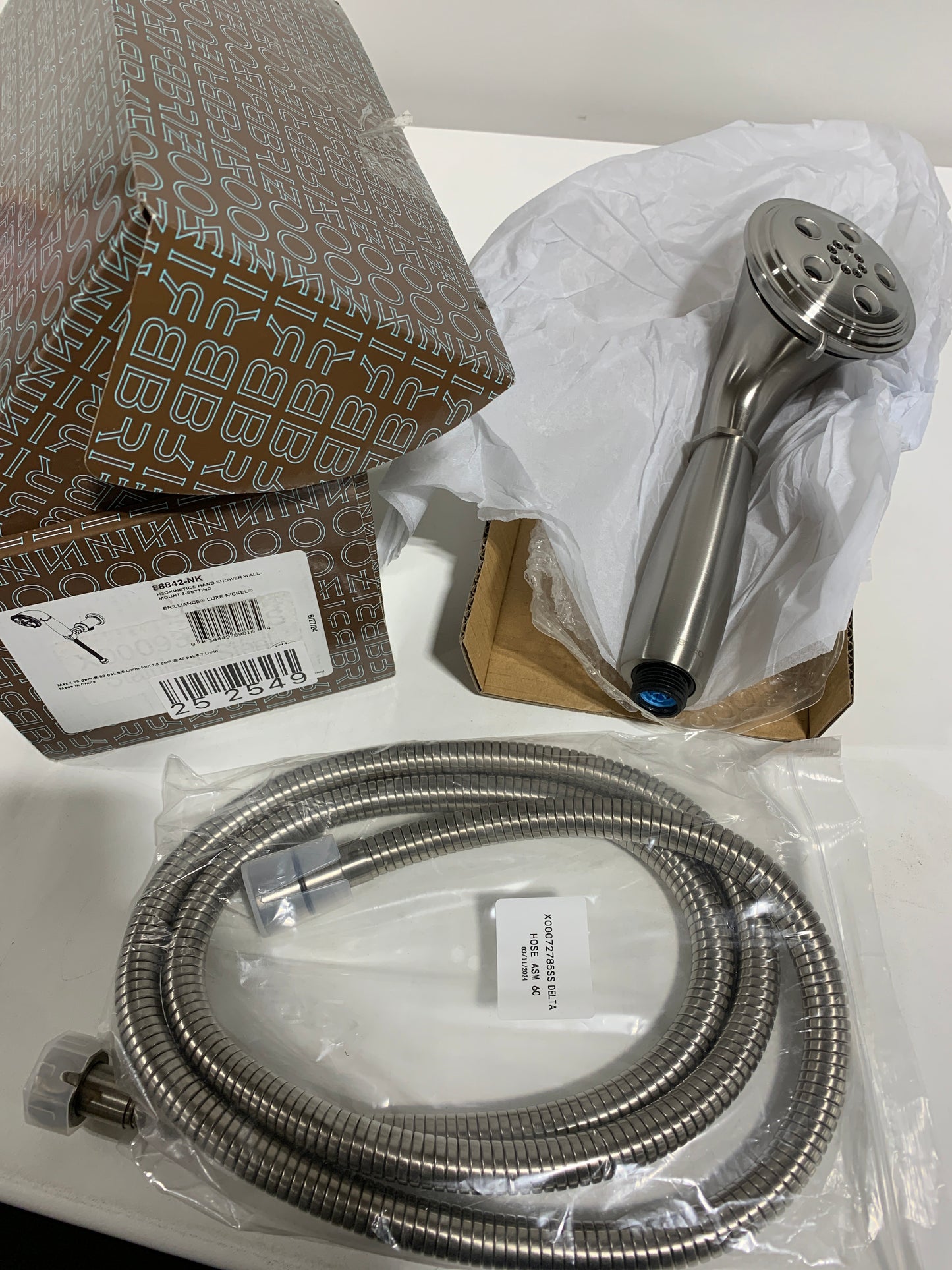 Brizo 88842 Atavis 1.75 GPM Multi Function Hand Shower Package with Included Hose Holder and Wall Supply