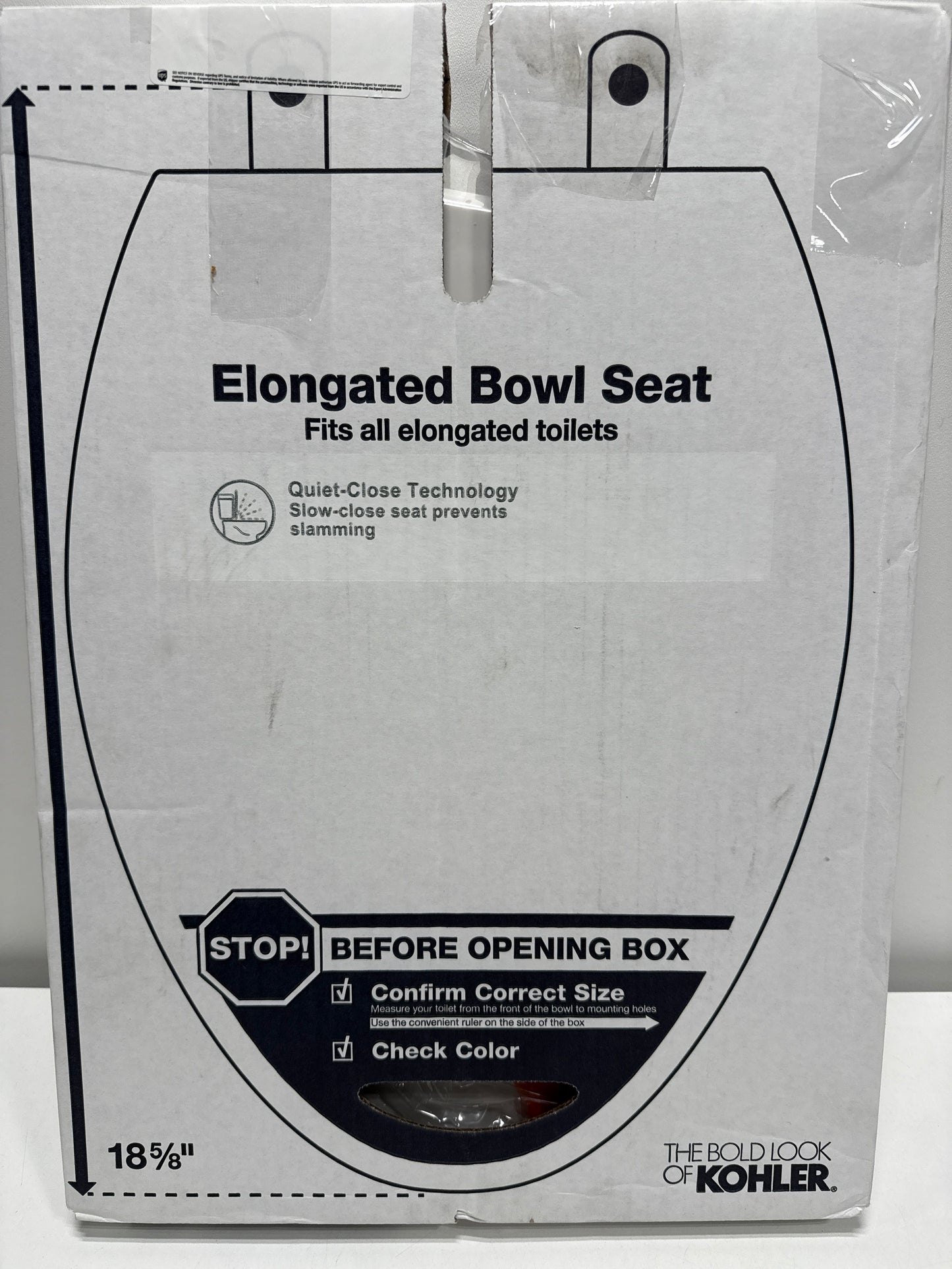 Kohler Brevia Elongated Toilet Seat with Quick-Release Hinges White - *Plumbing
