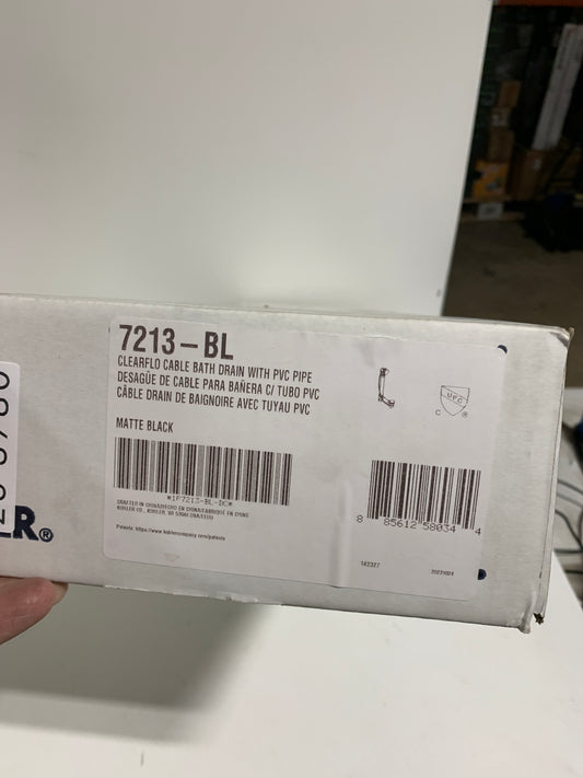 KOHLER K-7213 Clearflo Cable Bath Drain with PVC Tubing