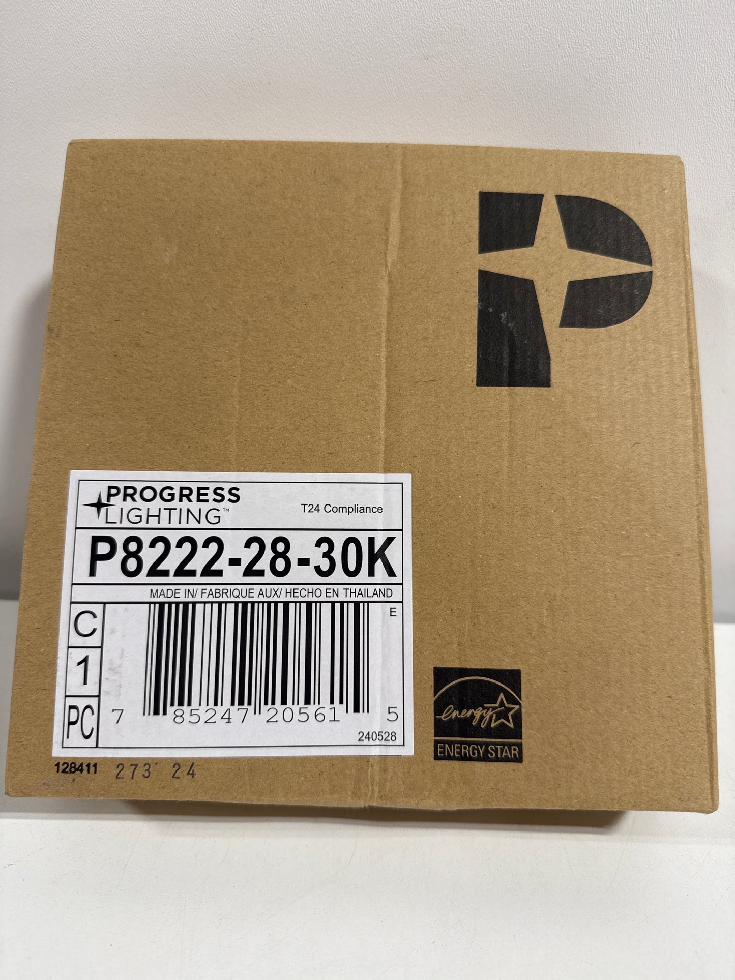 Progress Lighting P8222-LED 7" Wide LED Flush Mount Ceiling Fixture with White Polycarbonate Len