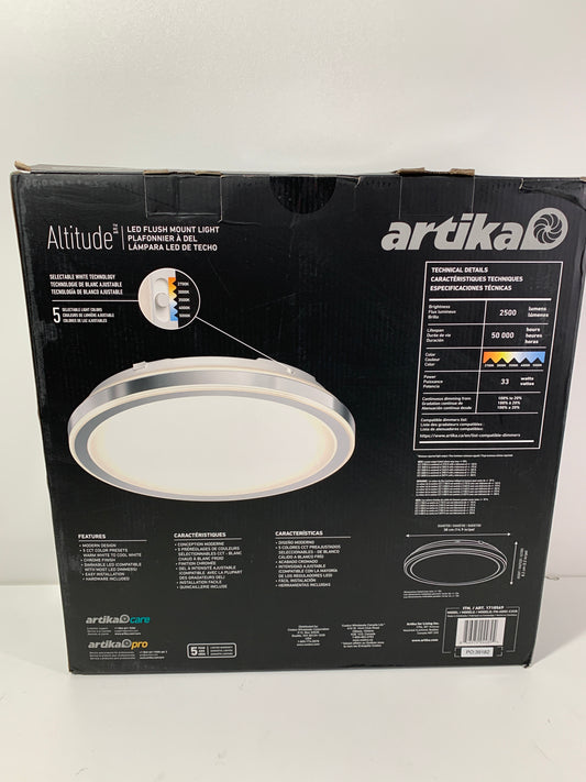Artika Altitude LED Flush Mount Light 5CCT
