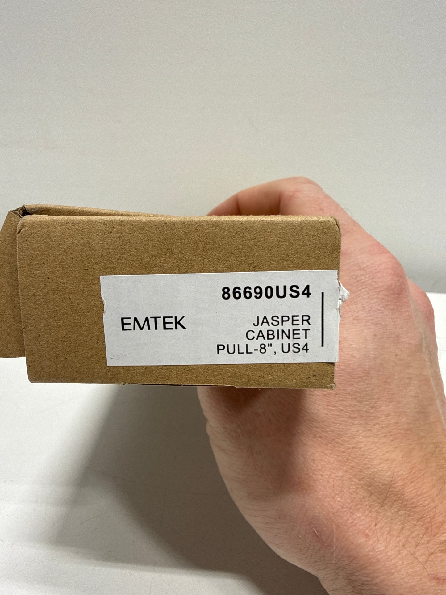 Emtek 86690US4 Emtek 86690 Jasper 8 Inch Center to Center Bar Cabinet