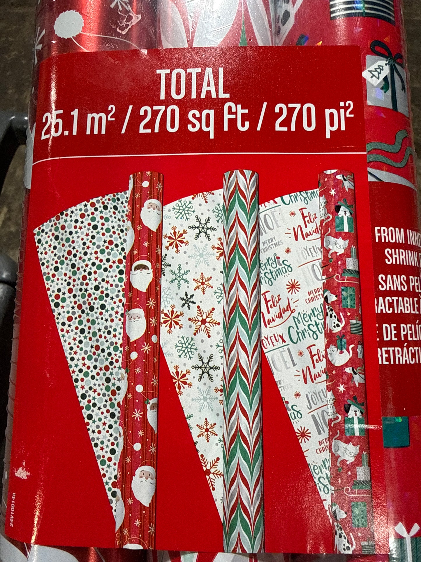 Kirkland Signature Double Sided Wrapping Paper 3-pack - *Christmas & Seasonal