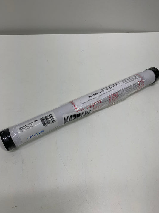 Kichler 360000NBR Fan Accessory 12 Ceiling Fan Downrod in Natural Brass