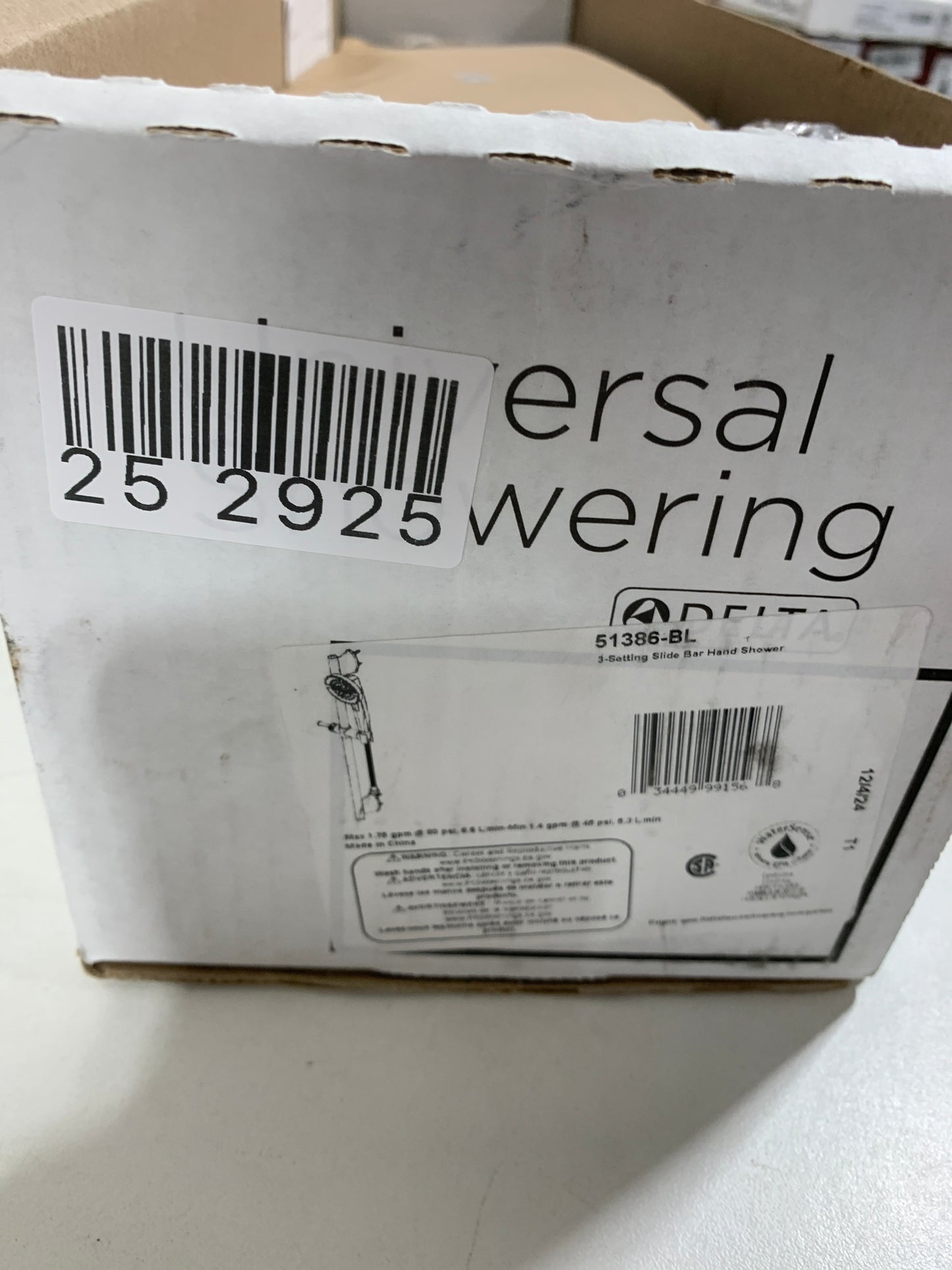 Missing PartsWall Mount Handheld Shower Head with Slide Bar in Matte Black