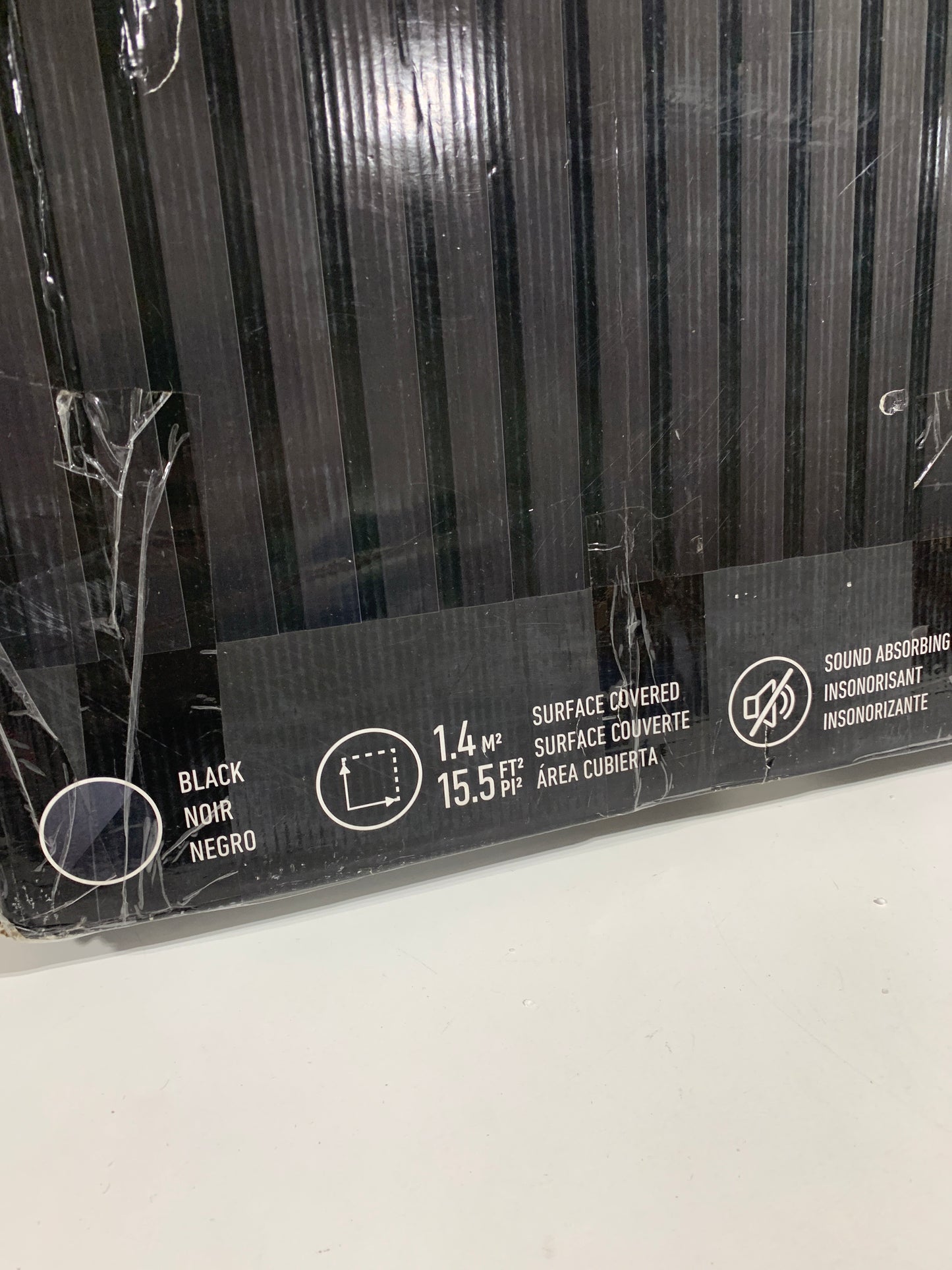 Artika Sonolok Wall Acoustic Panel Black Set 23.6" X 23.6" 4 Pack