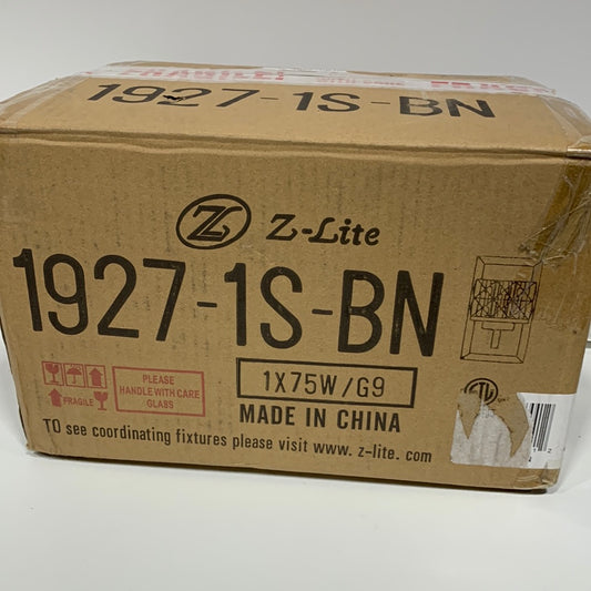 Z-Lite Rubicon 8 Inch Wall Sconce Rubicon - 1927-1S-BN - Modern Contemporary