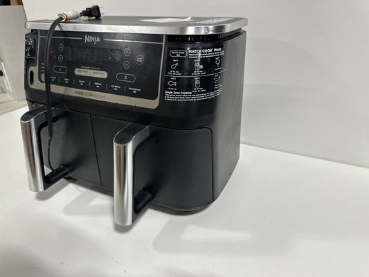 Used See Desc Ninja DZ550 Foodi 10 Quart 6-in-1 DualZone Smart XL Air Fryer