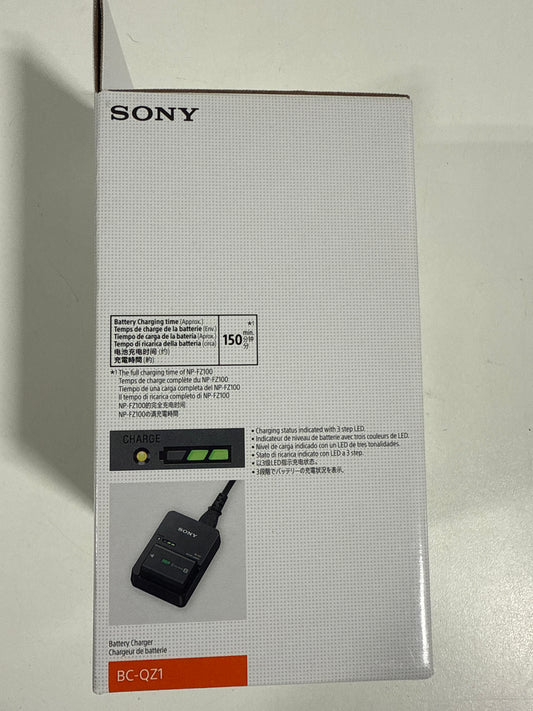 Sony - Battery Charger - Black BCQZ1