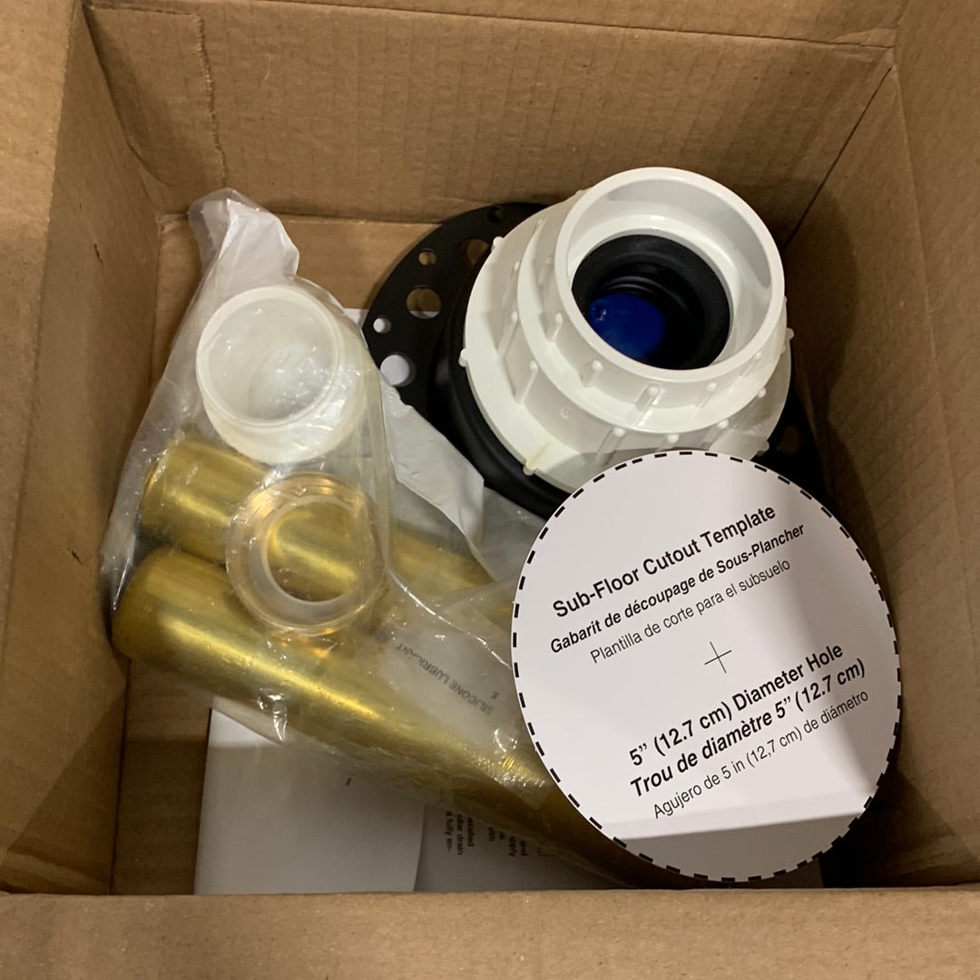 Proflo Freestanding Basket Strainer Tub Drain, Size 4.38 H X 7.25 W X 7.25 D in | Wayfair PF651PVC