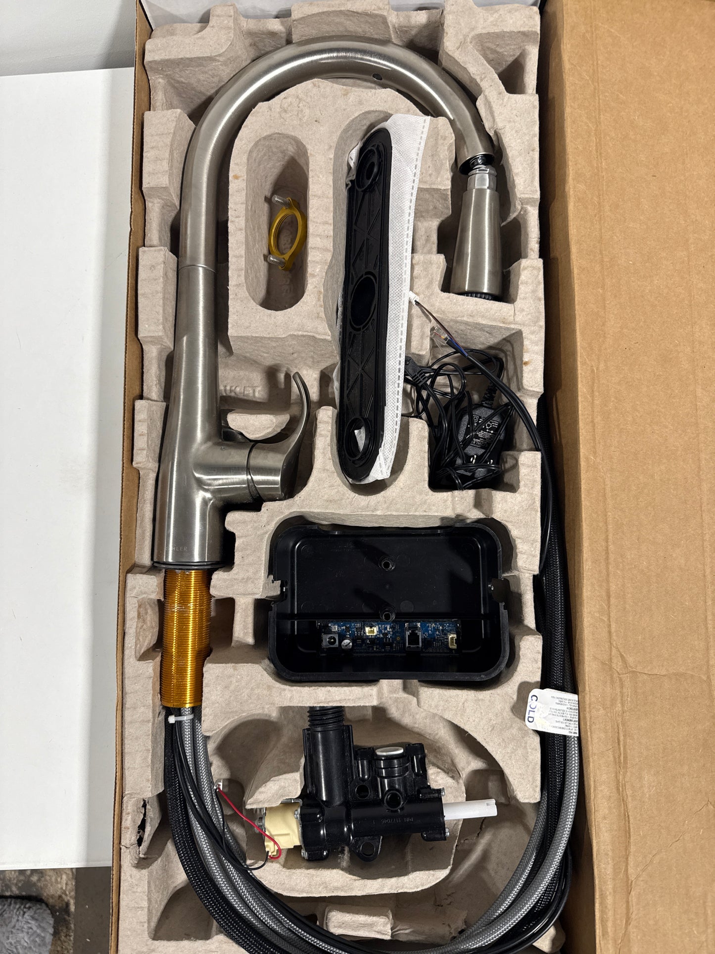 For Parts Simplice Touchless Single-Handle Pull-Down Sprayer Kitchen Faucet in Vibrant Stainless