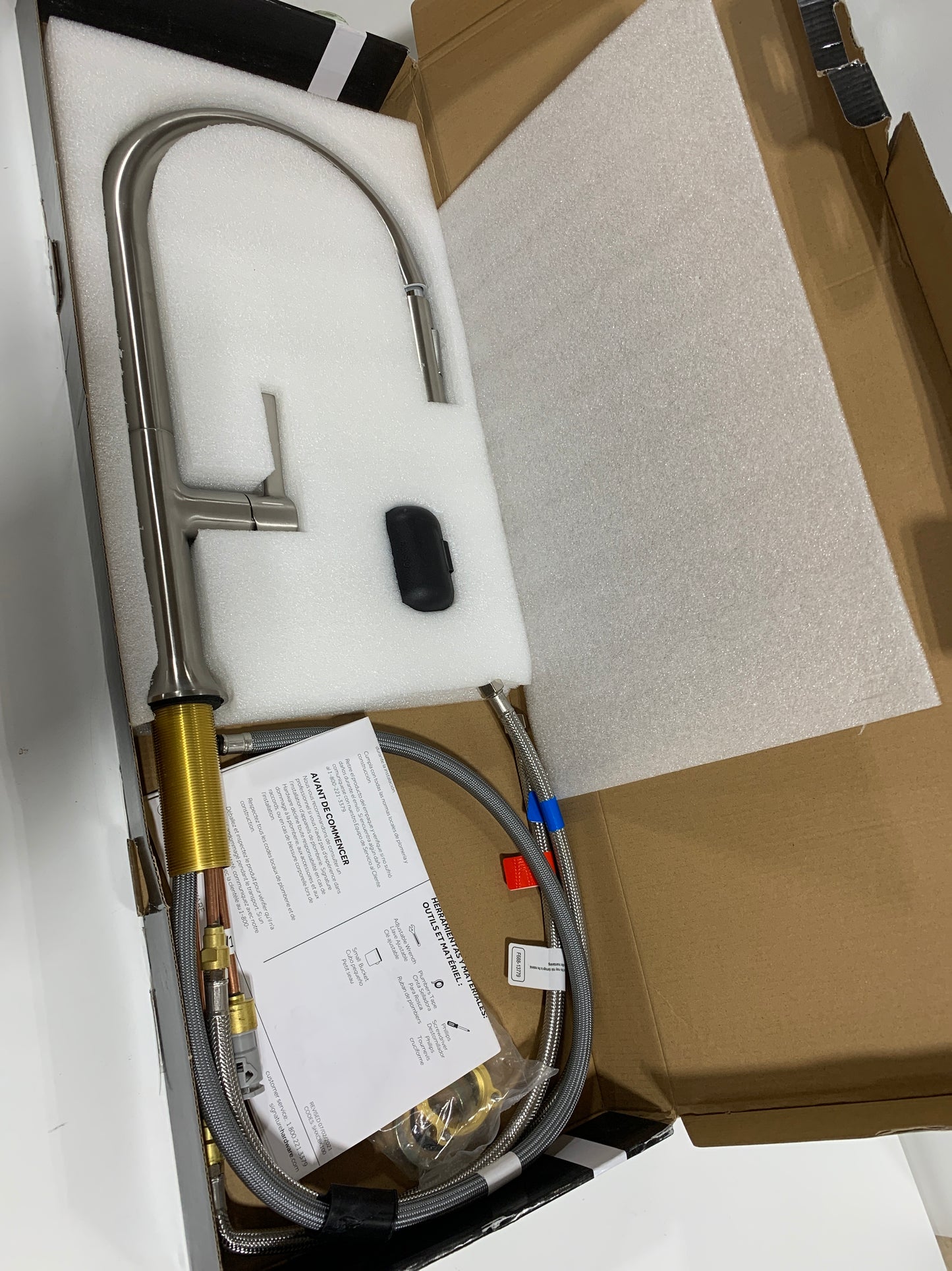 Signature Hardware 450080 Bok 1.8 GPM Single Hole Pull Down Kitchen Faucet