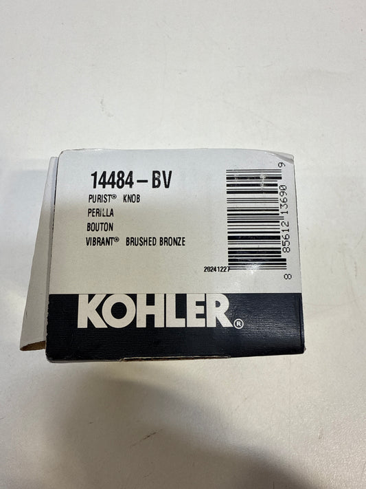 Purist Cabinet Knob Vibrant Brushed Bronze