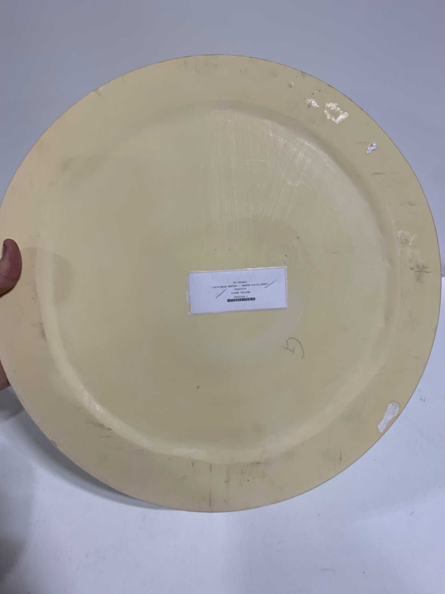 Ekena Millwork CM16TYCYFDecorative Ceiling Medallions Modeled After Original Historical Patterns & Designs, Clear Yellow