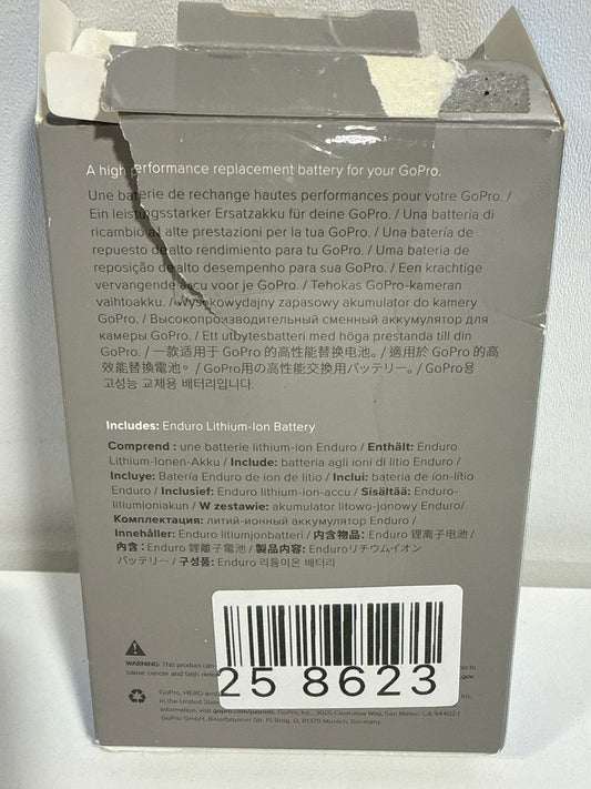 GoPro Enduro Rechargeable Replacement Battery Compatible with HERO12, HERO11, HERO10 and HERO9 - Black: GoPro Accessories