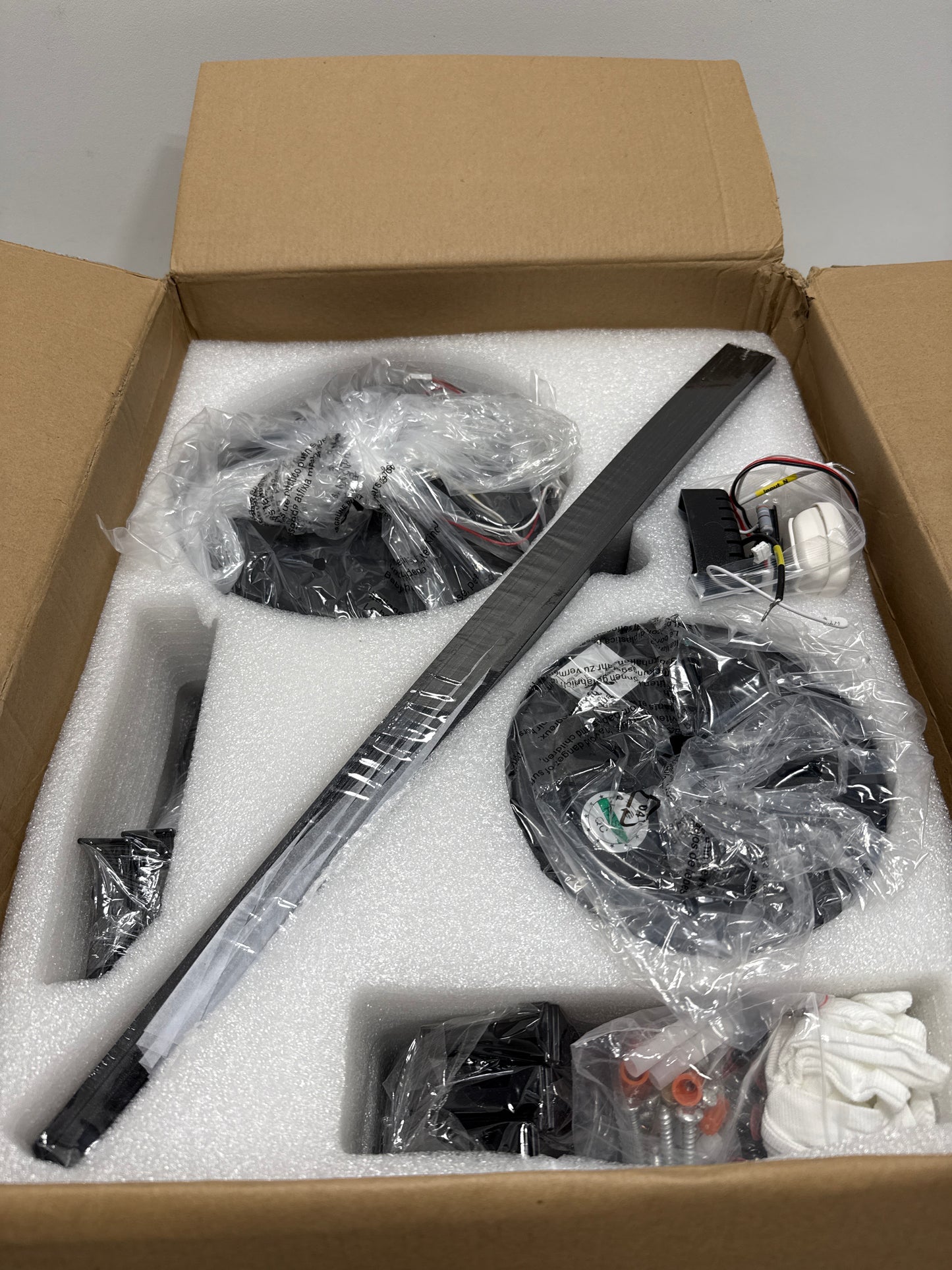 TOZING 52 in. Indoor Black Wood Ceiling Fan Light with Adjustable LED with Remote Included, with 3 CCT Light for Living Room