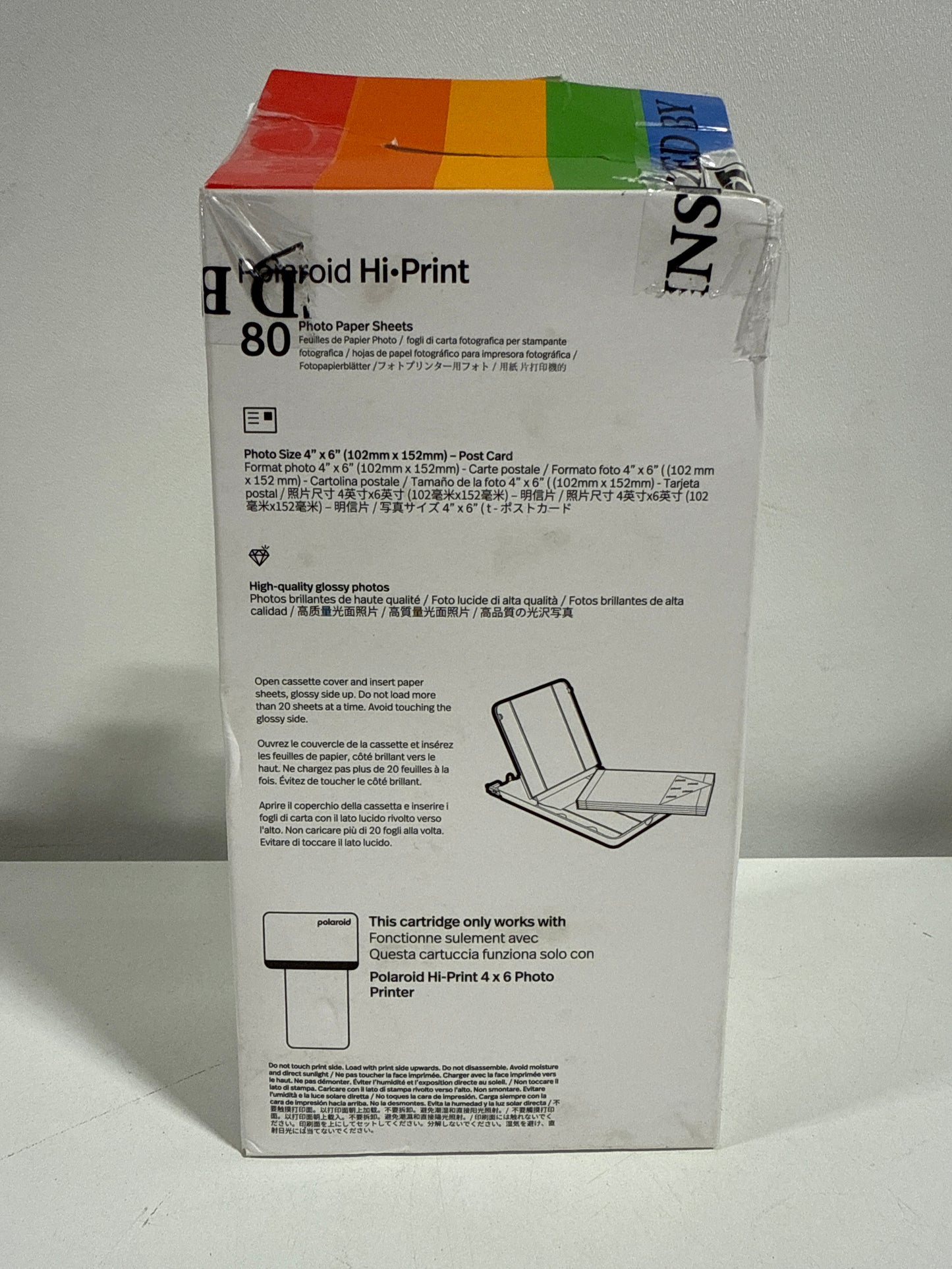 Polaroid HI-Print 4x6 Paper Cartridge 80 Sheets