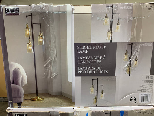 See Desc Arden 3-light Floor Lamp