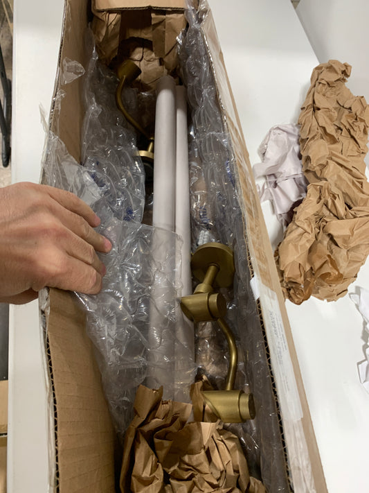 Allied Brass TR-72/24-SGL Tribecca Collection 24 Inch Double Towel Bar, Spanish Gold