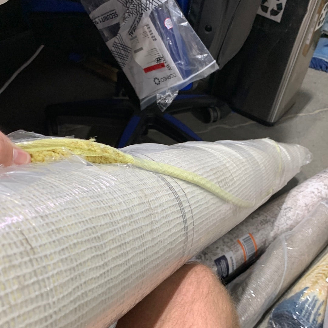 See Desc Bright House Solid Color Area Rug Yellow - 5' X 7' Oval