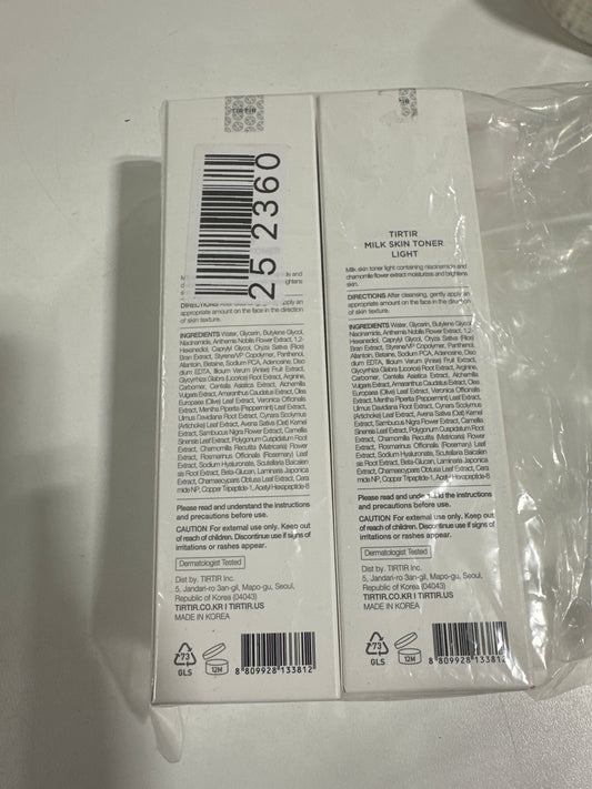 2 TirTir Milk Skin Toner Light 150 Ml