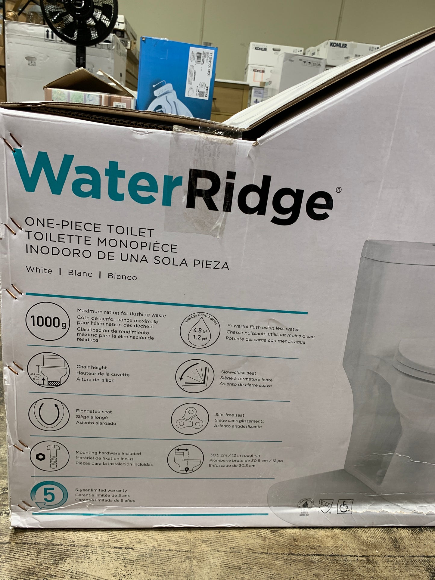 WaterRidge One-piece Toilet