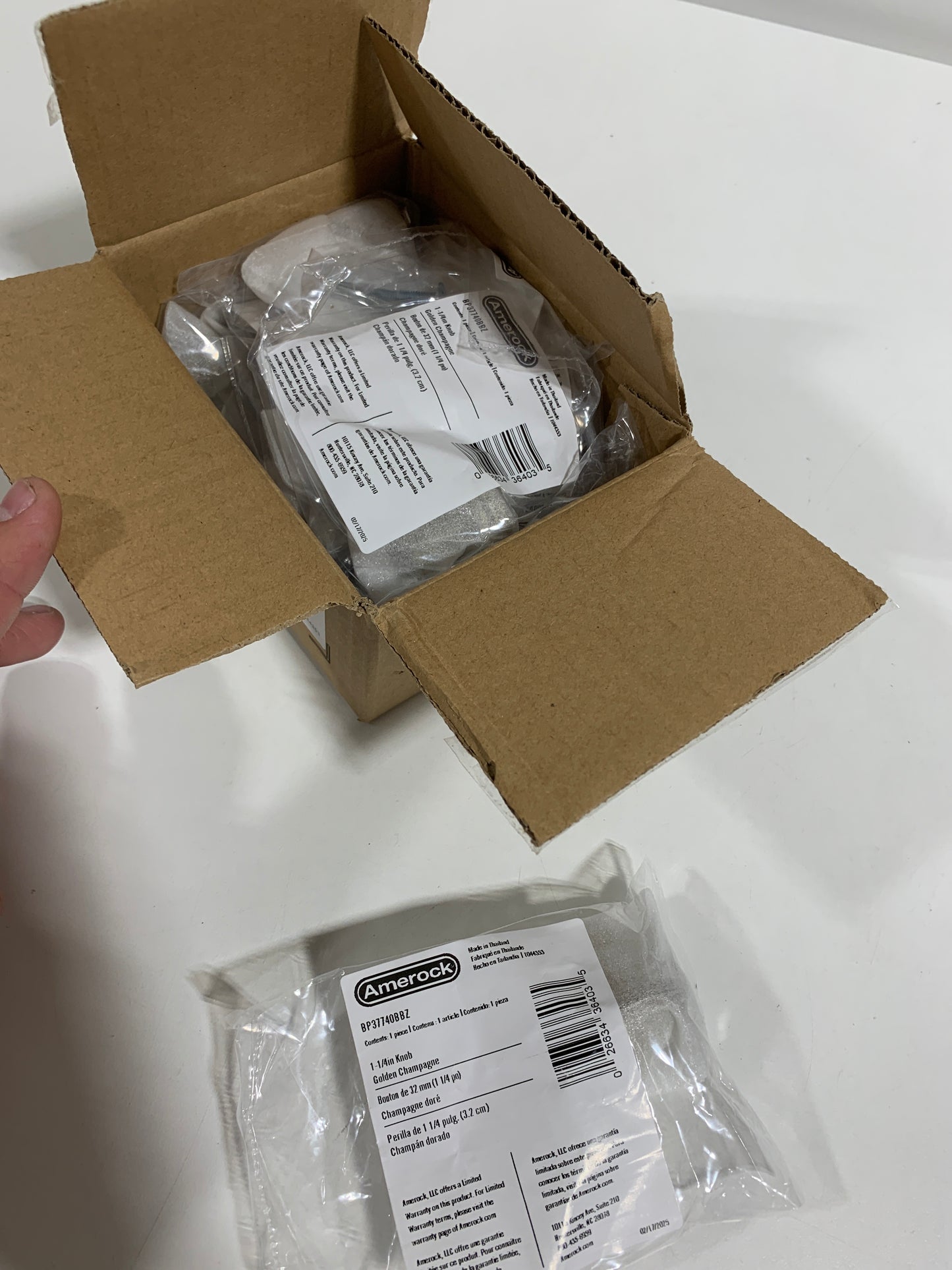 10 x Faraday 1-1/4 in. (32mm) Diameter Golden Champagne