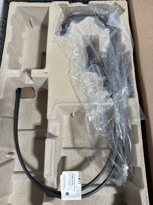 Brizo 61365LF-H Odin 1.0 GPM Single Hole Instant Hot Faucet Water Dispenser with Square Spout - Less Tank Matte Black Faucet Water Dispenser Hot Only