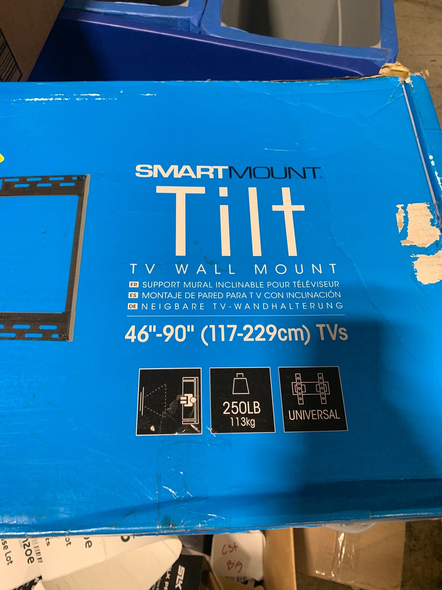 Peerless 46 - 90 Inches Universal Tilt Mount, Black