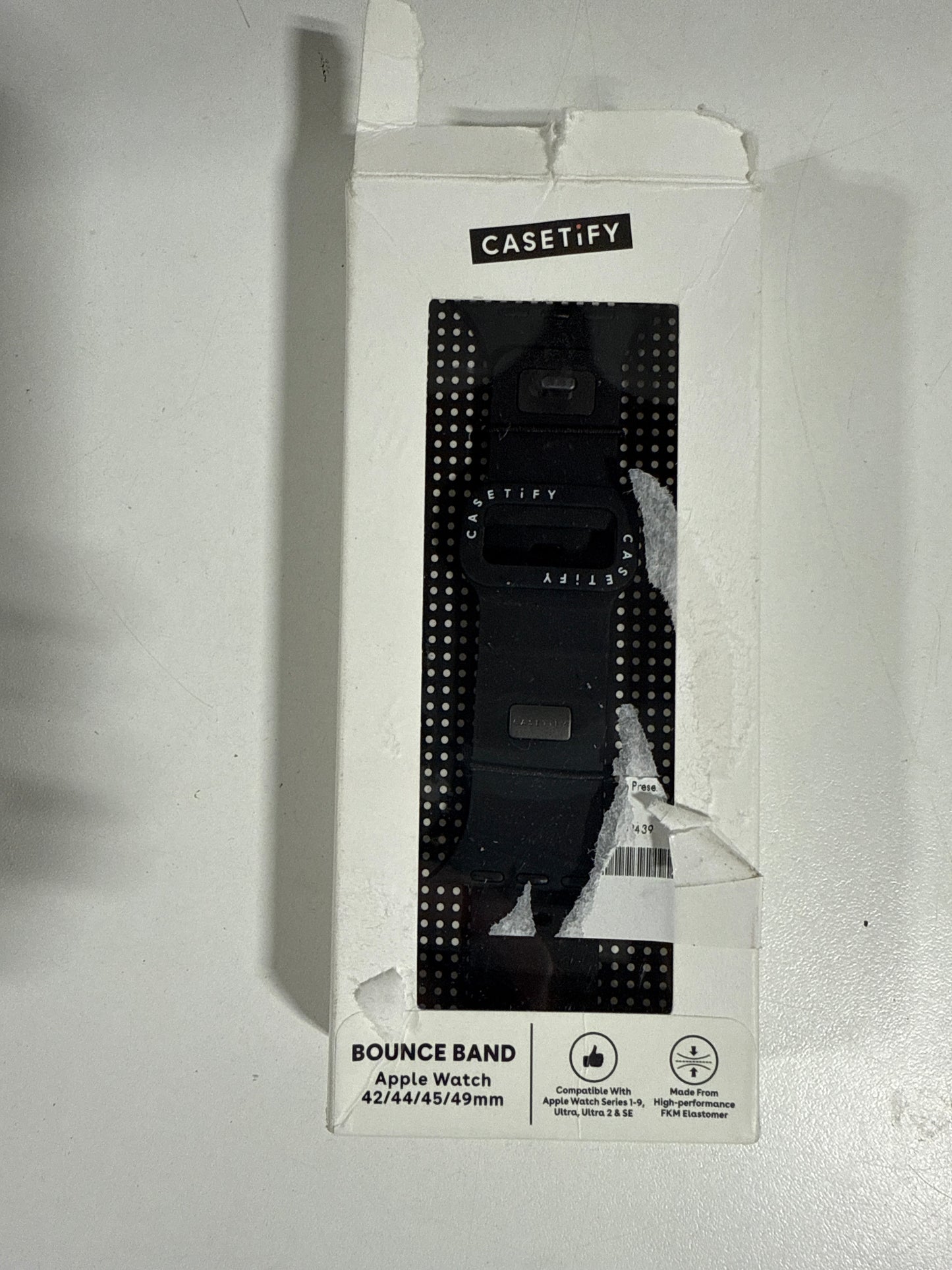 CASETiFY - Bounce Band for Apple Watch 42mm, 44mm, 45mm and Apple Watch Ultra 49mm (All Series) - Black