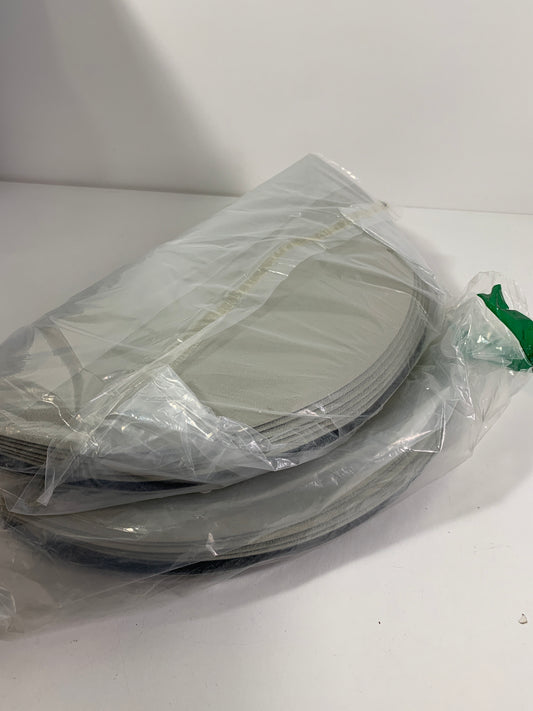 Placemats Set of 12, Placemats with Coasters Heat Resistant Scratch Resistant Non-Slip Waterproof Oil Resistant Washable - 15" Round Table Mat - for Kitchen Table(Glossy Black)