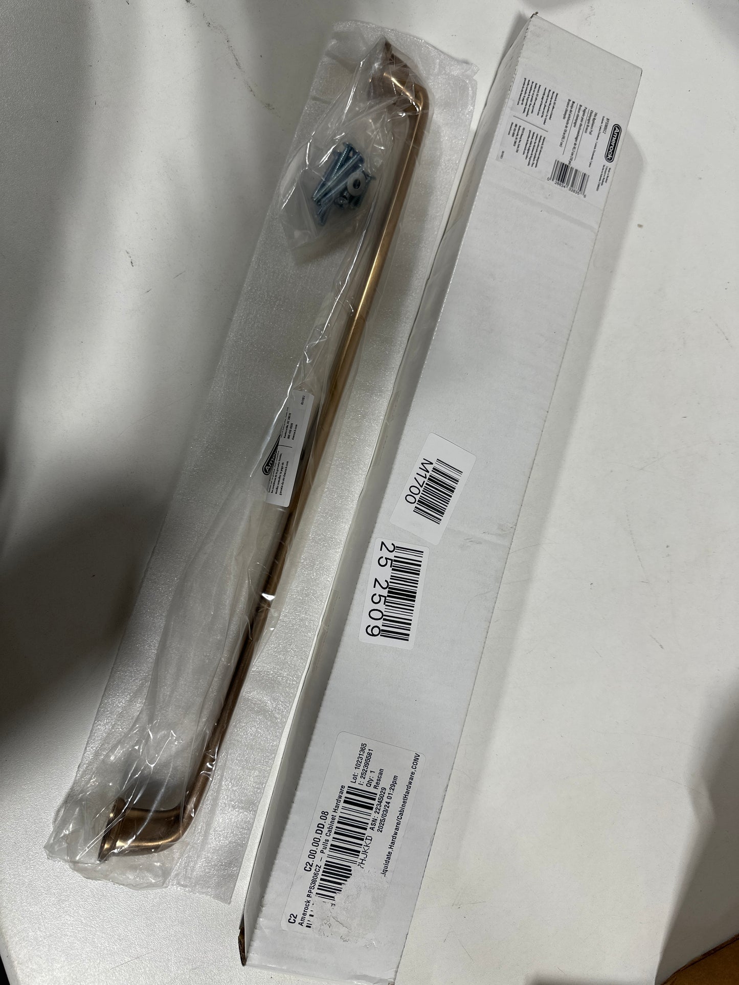 Amerock BP53806 Kane 18 Inch Center to Center Appliance Pull Champagne Bronze Cabinet Hardware Pulls