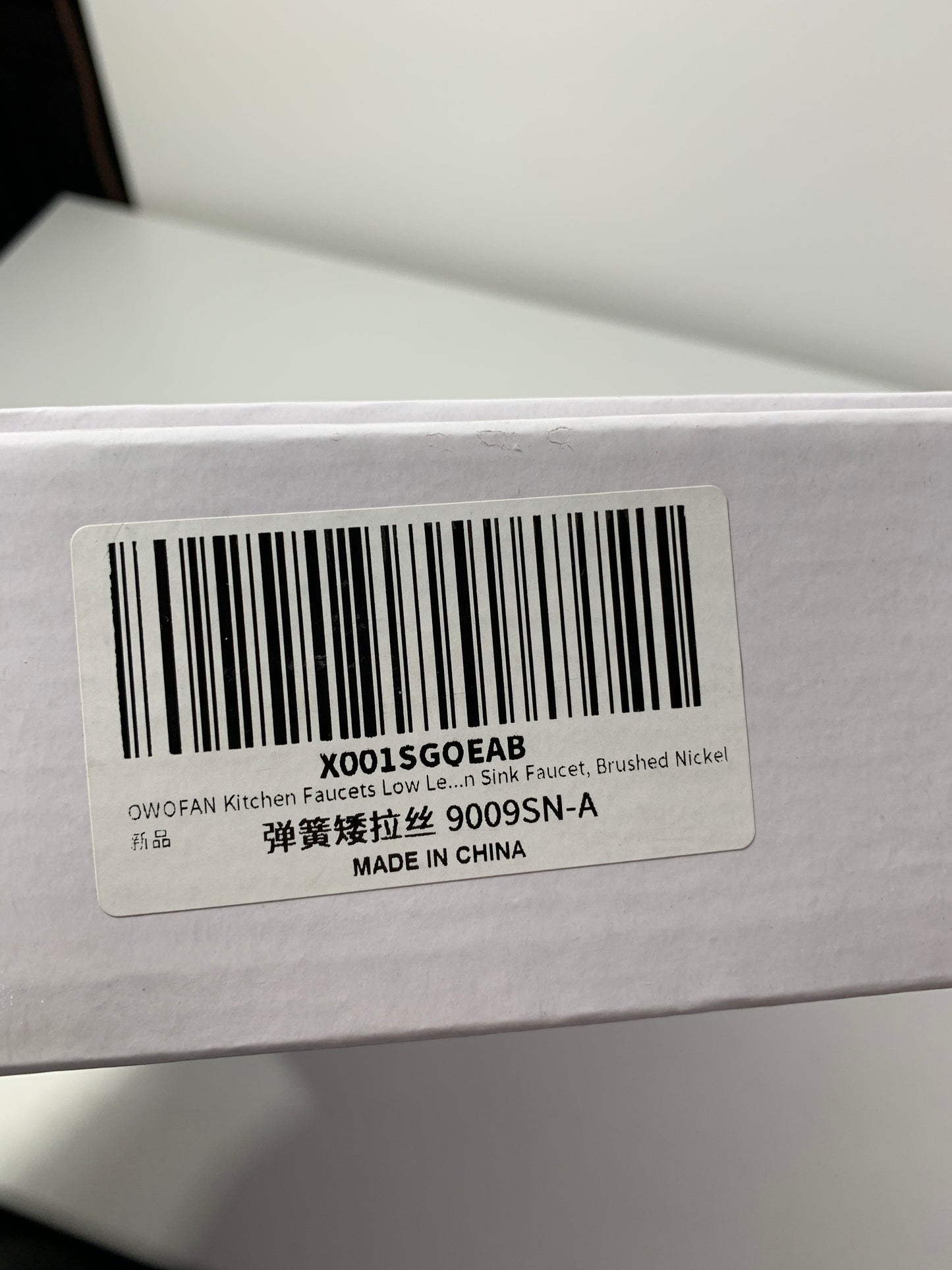 OWOFAN Brushed Nickel Kitchen Sink Faucets with Pull Down Sprayer Single Handle Single Hole Faucet for Farmhouse rv Utility bar Laundry Sinks