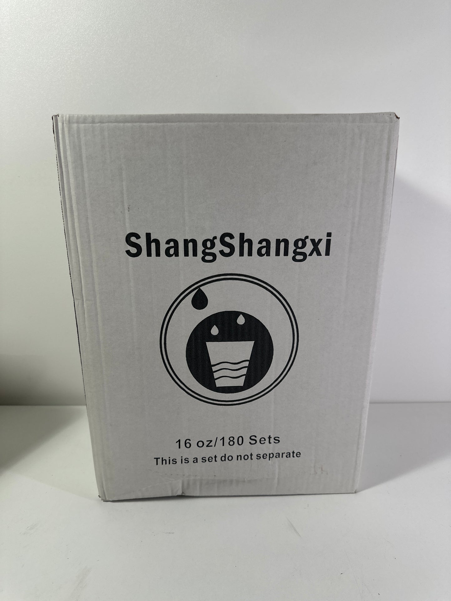 16OZ 180 Pack Disposable Coffee Cups, Hot Paper Cups, Disposable Cups, Hot Cups, Leak-Proof Mouthwash Cups for Home, Business