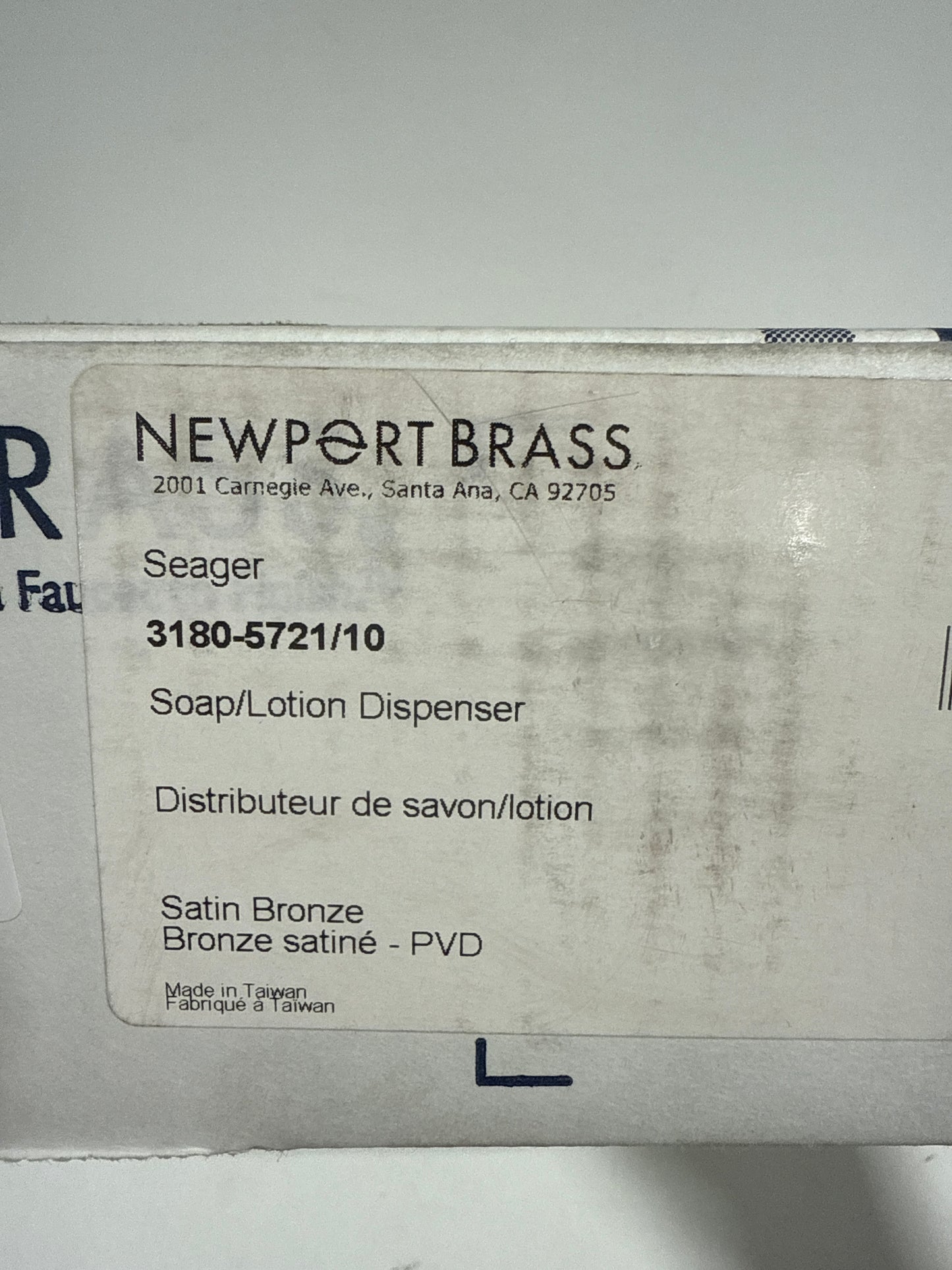 Newport Brass Seager Soap Dispenser in Brown | Wayfair 3180-5721/10