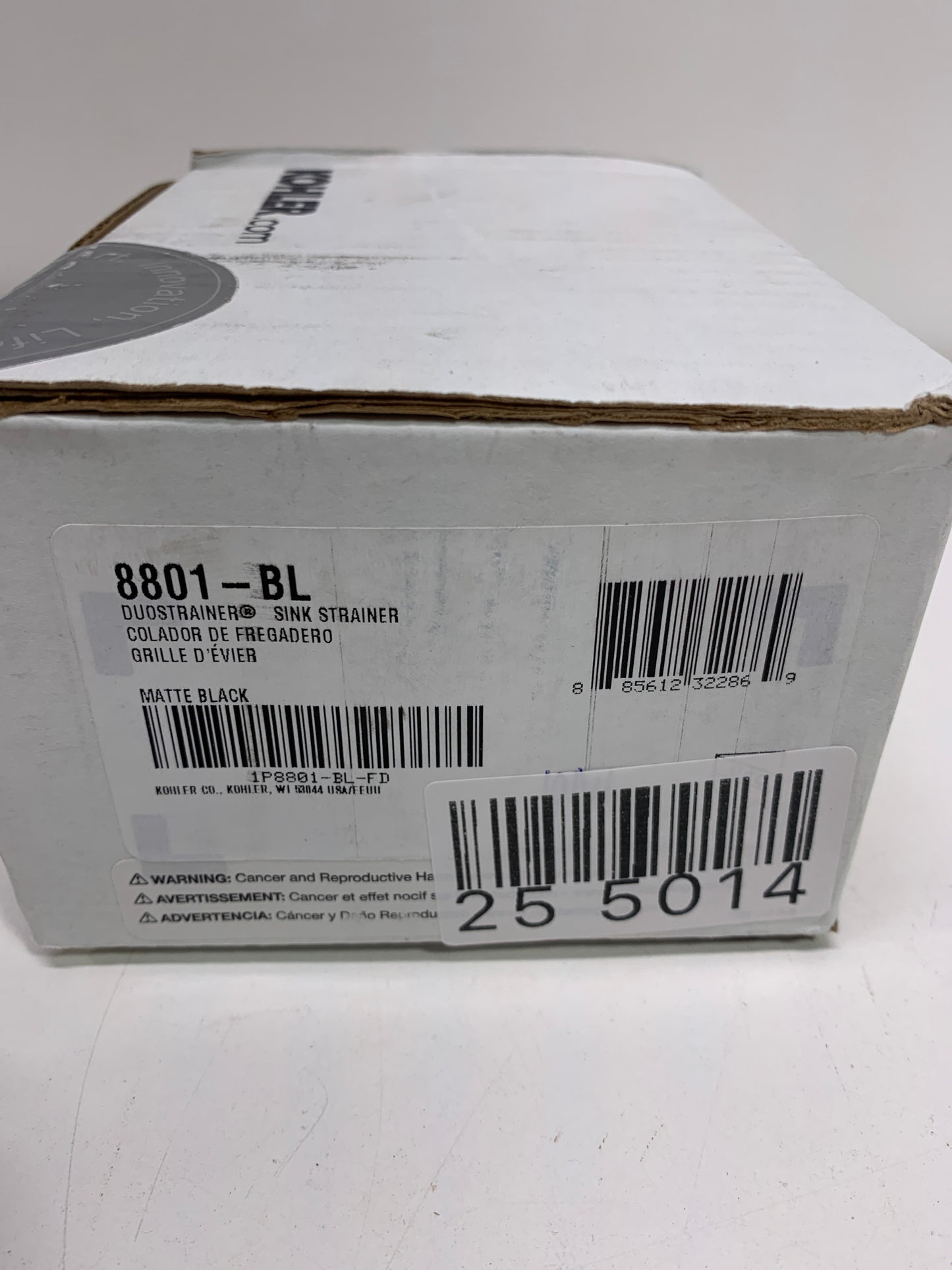 KOHLER Duostrainer Sink Drain and Strainer with Tailpiece