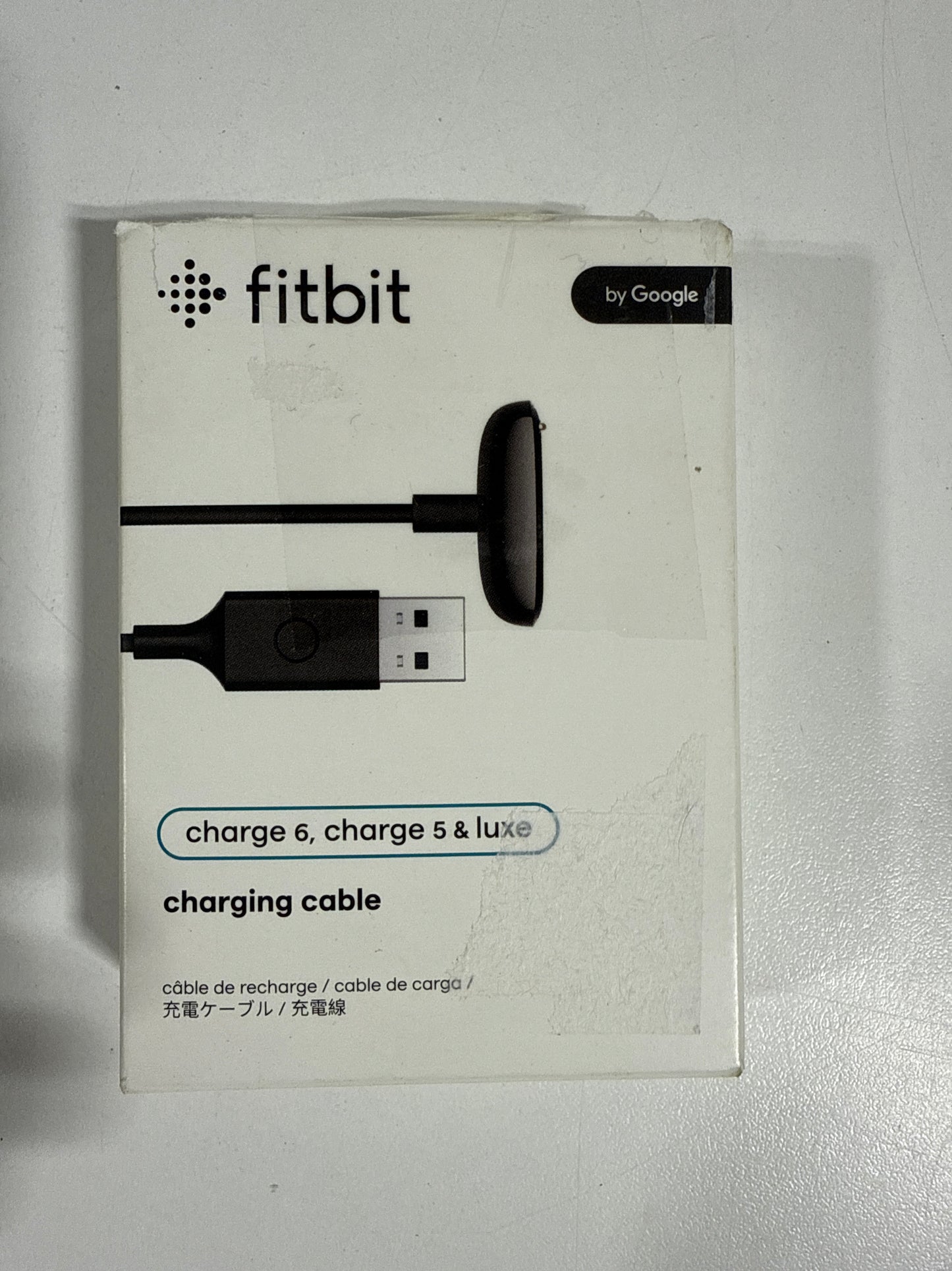Fitbit - Charge 6 USB-C Fast Charging Cable - Black