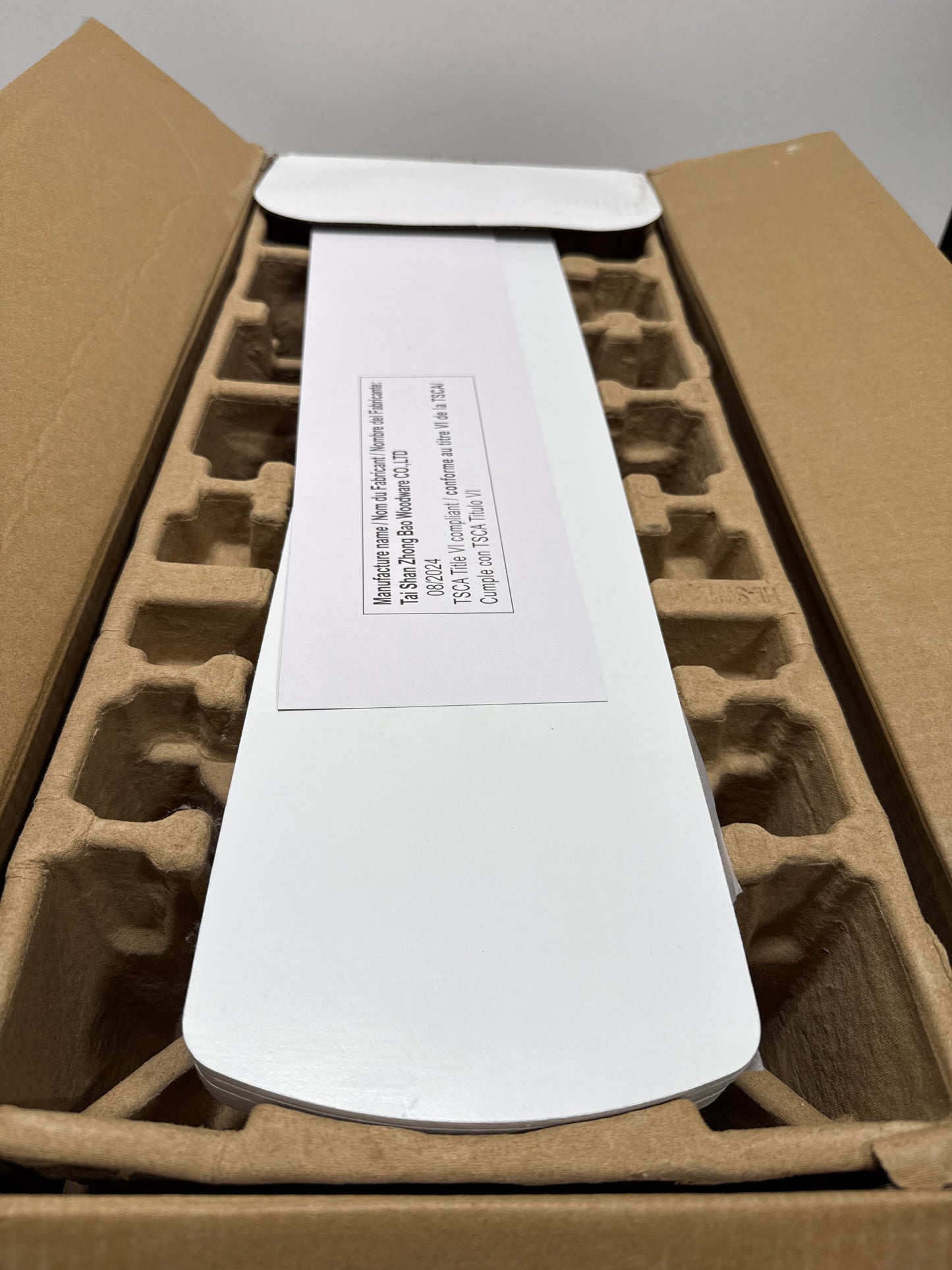 Home Decorators Collection Britton 52 in. Integrated LED Indoor Matte White Ceiling Fan with Light Kit and Remote Control, SW19110 MWH