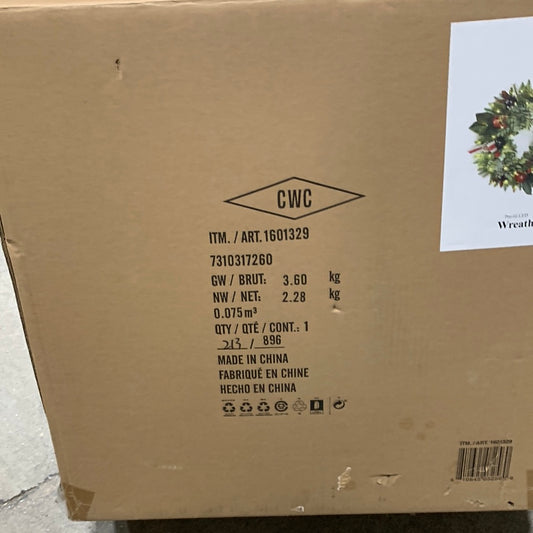 Kirkland Holiday 36" Pre Lit Decorated Wreath