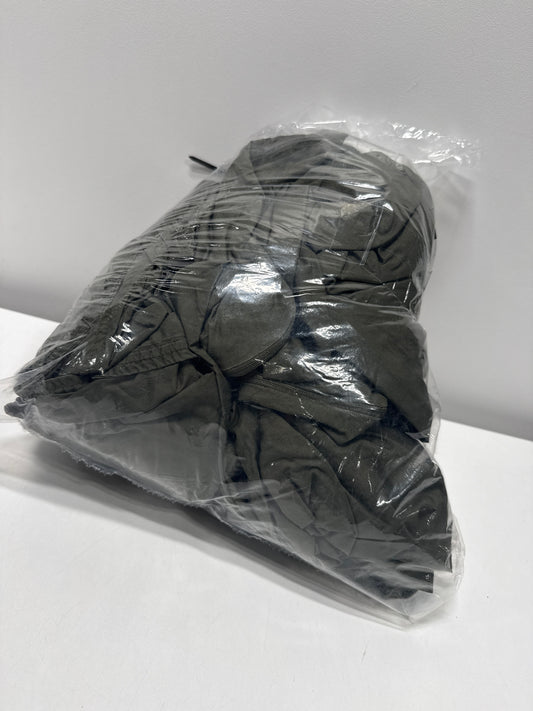 King Cotton Percale Duvet Set Olive Green - Casaluna