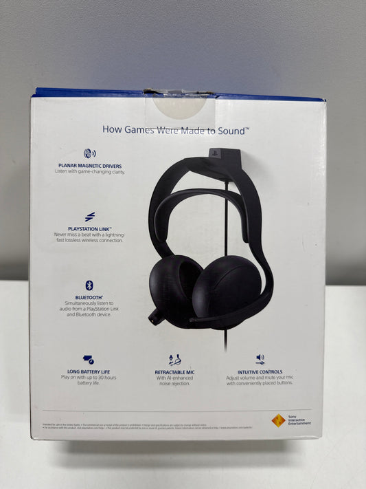 Used PlayStation Pulse Elite Midnight Black - Playstation 5