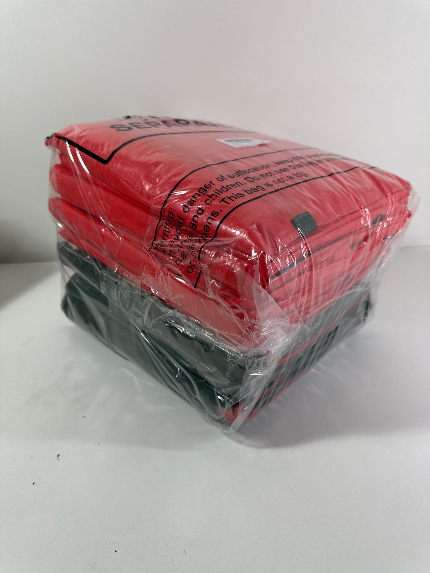 Sadnyy 6 Pcs Christmas Tree Storage Bag Bulk Extra Large Durable Waterproof Dual Zippered Storage Container with Reinforced Handles Heavy Duty Green Red Xmas Holiday Tree Bag(7.5 ft)